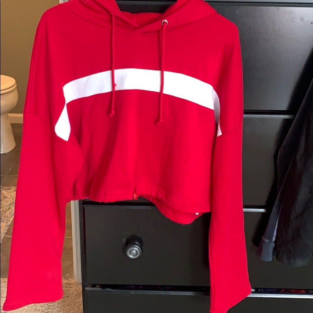 NWOT forever 21 cropped hoodie